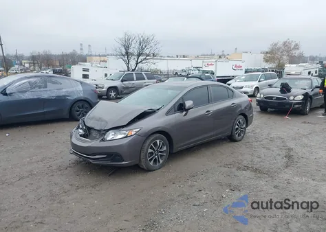 2013 Honda Civic Ex z USA, uszkodzony, nr VIN 19XFB2F82DE273970